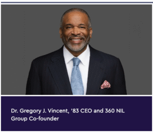 Dr. Gregory Vincent (screenshot from HWS article)